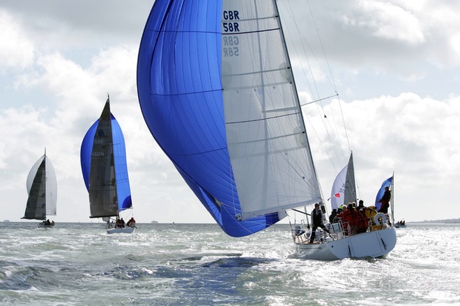 Mynx in the JOG Nab Tower Race - JOG North Sails NAB Tower Race Report © Peter Mumford Beken of Cowes